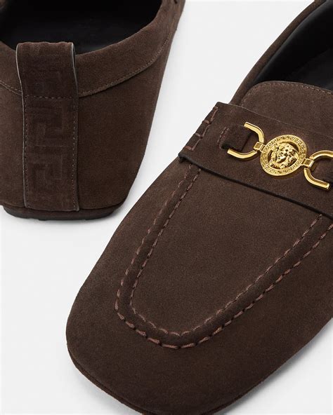versace suede shoes